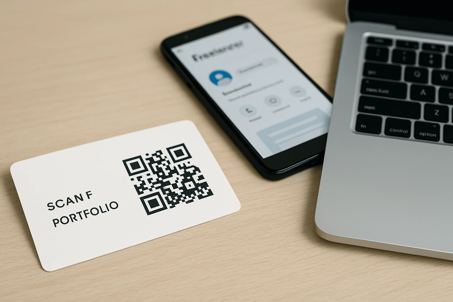 QR Codes for Freelancers - Portfolio, Contacts, Social Media