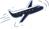 icon air plane dark